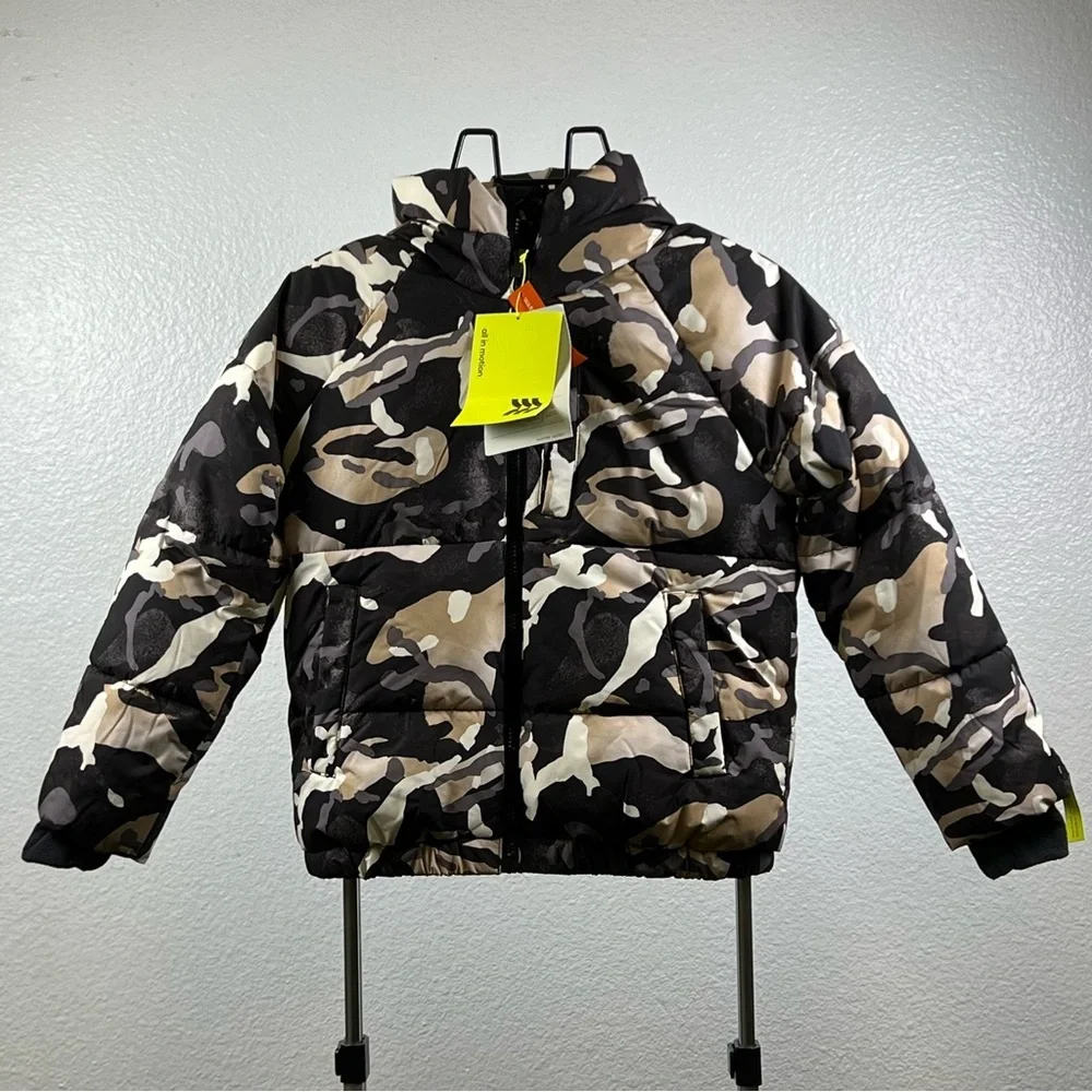 All In Motion Kids Camouflage Puffer Jacket Size S
